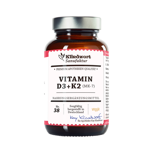 Klindwort Vitamin D3+K2 (Mk-7)